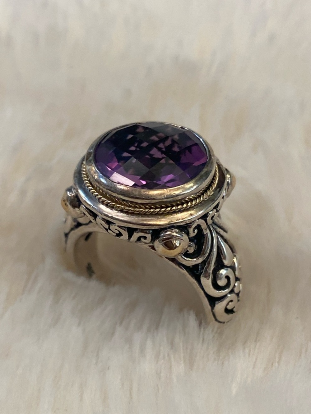 Effy Bali Amethyst Ring